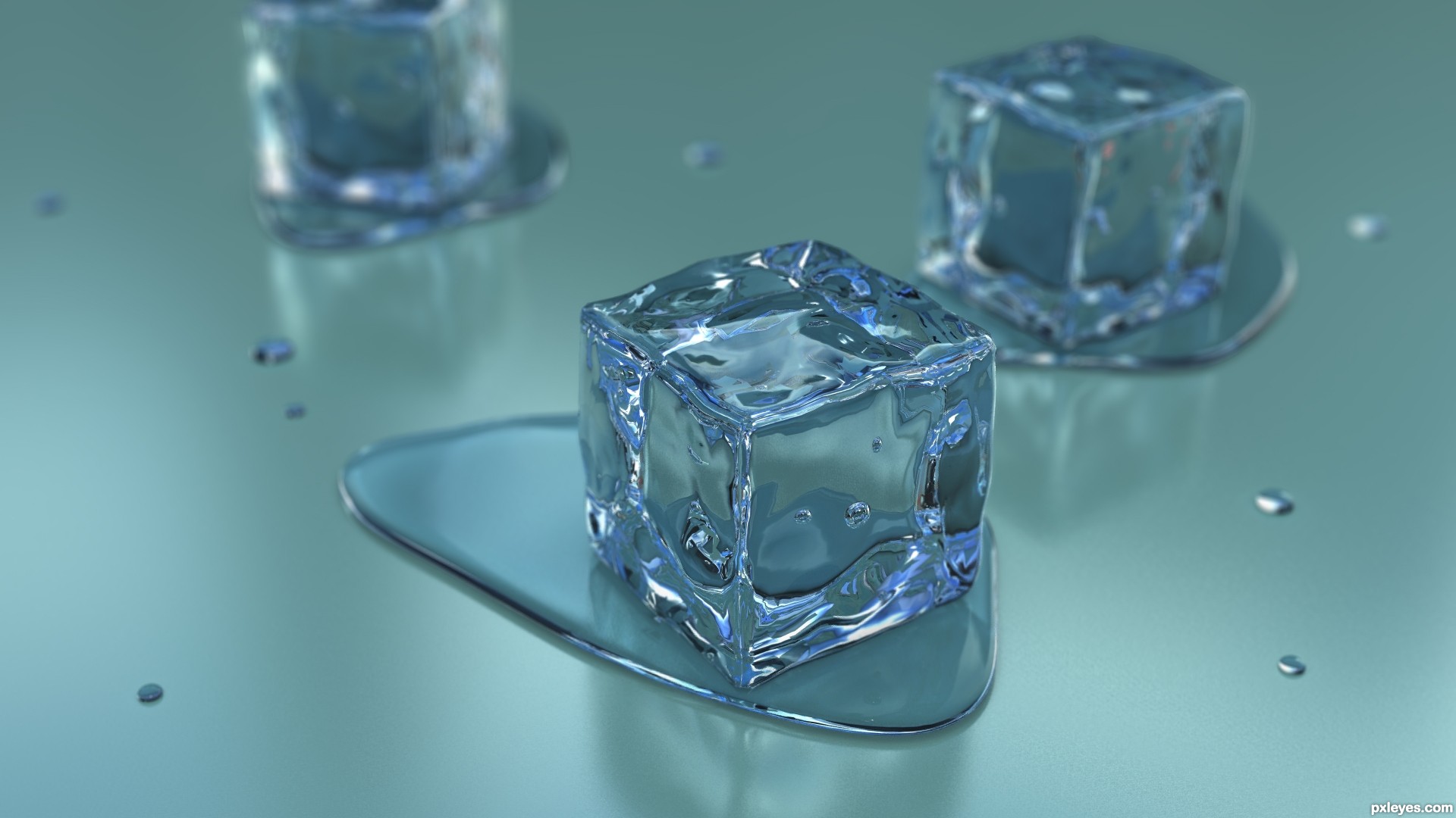 Ice Cube Cinema 4d - HD Wallpaper 