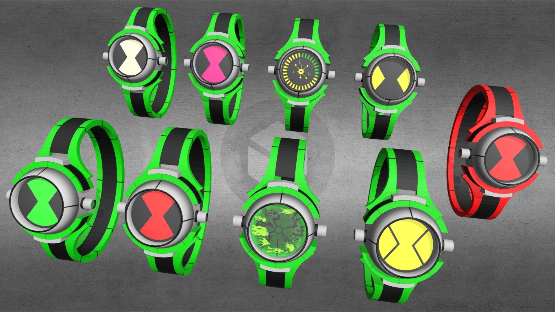 Ben 10 Omnitrix 3d Model - HD Wallpaper 