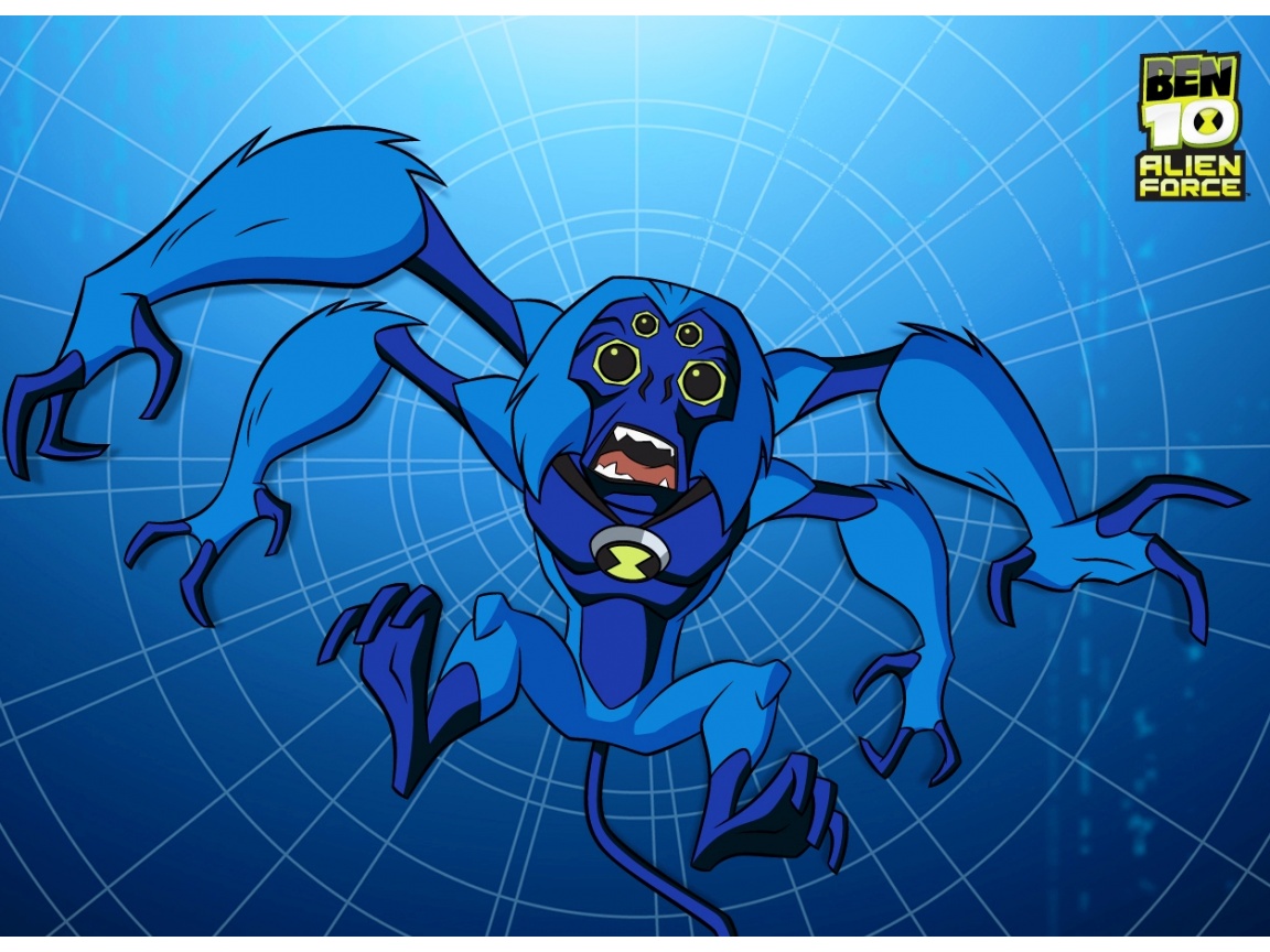 Spidermonkey Ben - "ben 10: Alien Force" (2008) - HD Wallpaper 