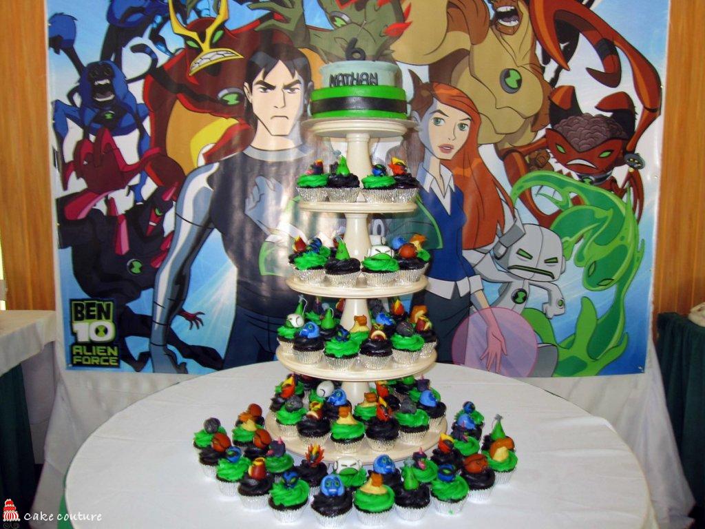 Ben 10 Alien Force - Ben 10 Alien Cake - HD Wallpaper 