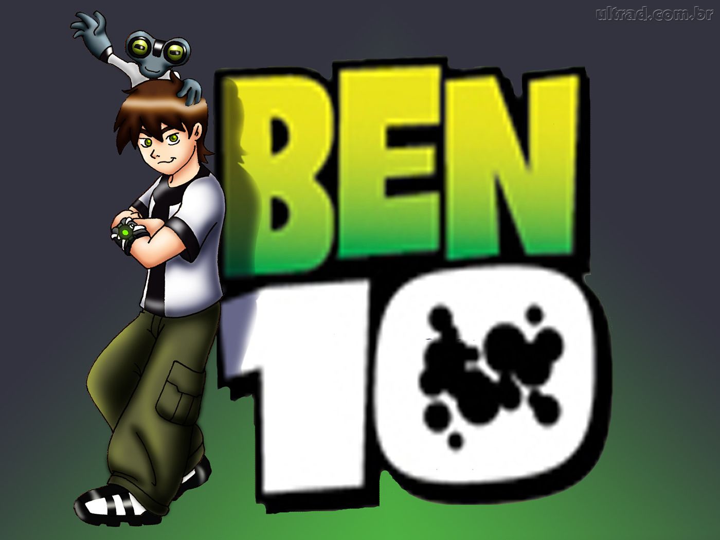 Ben 10 Desenho Papel De Parede - Papel De Parede De Ben 10 - HD Wallpaper 