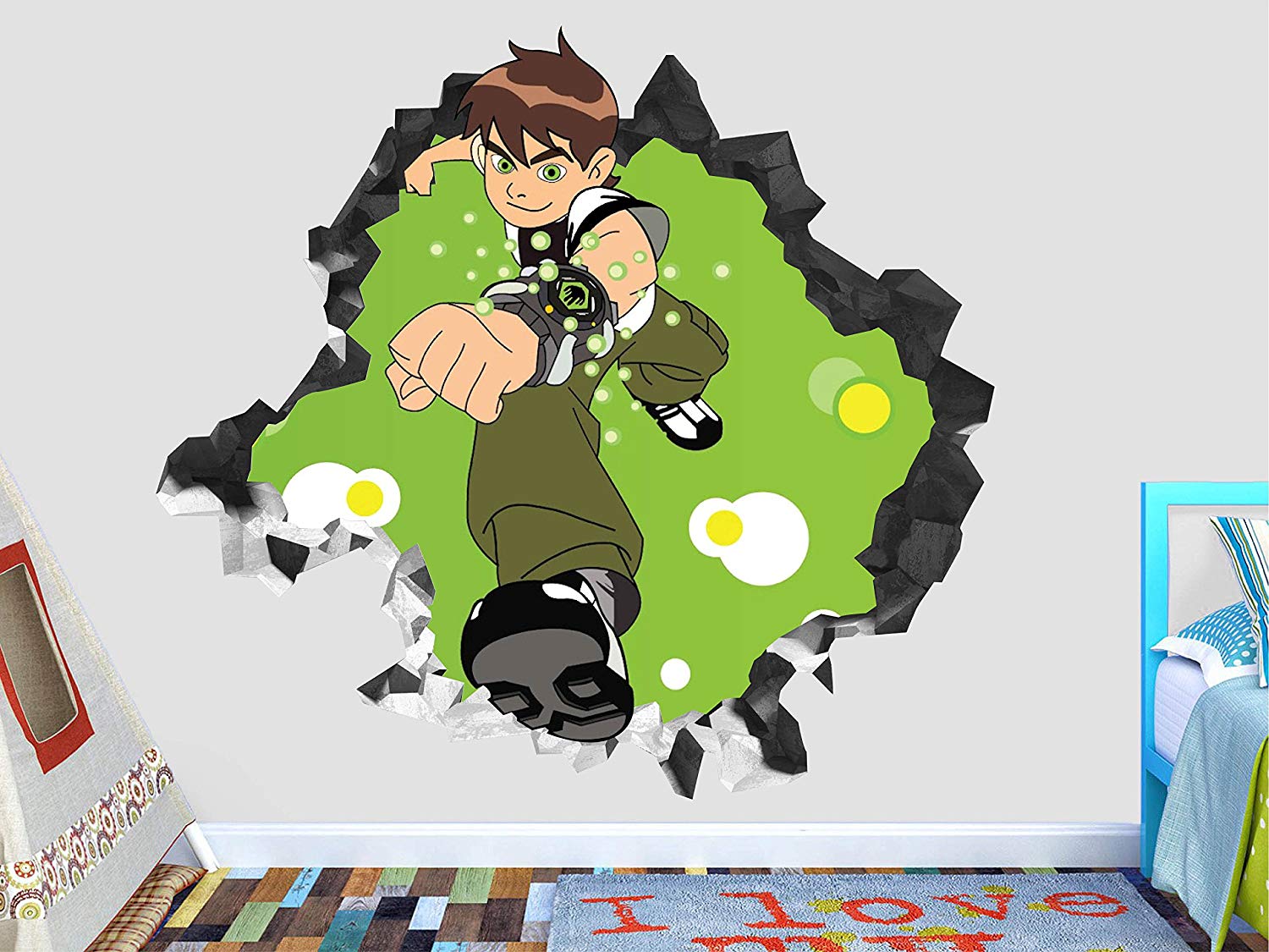 3d Design Sticker - Trolls Mural - HD Wallpaper 