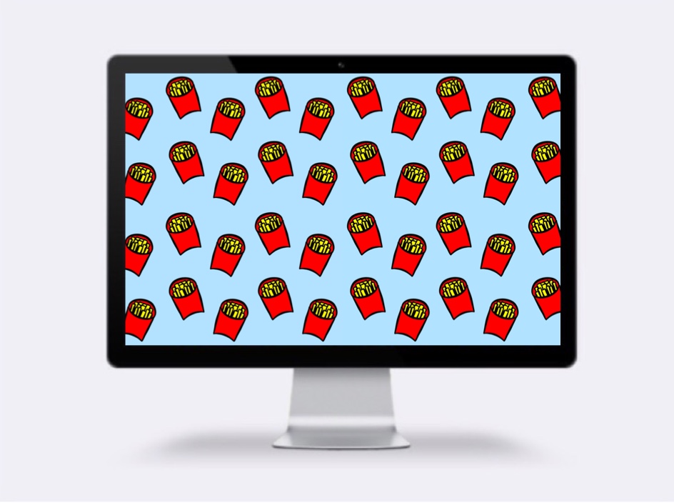 French Fries Wallpaper - Boxplosive - HD Wallpaper 