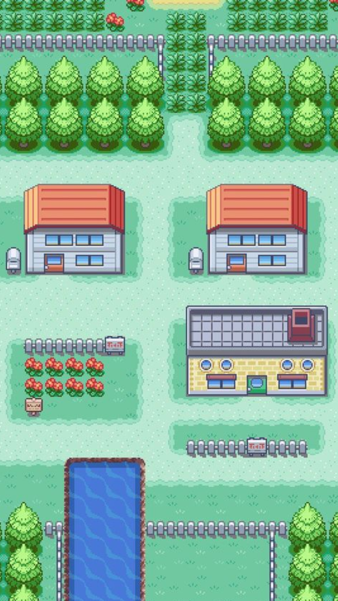 Pokemon Fire Red Pallet Town Map - HD Wallpaper 