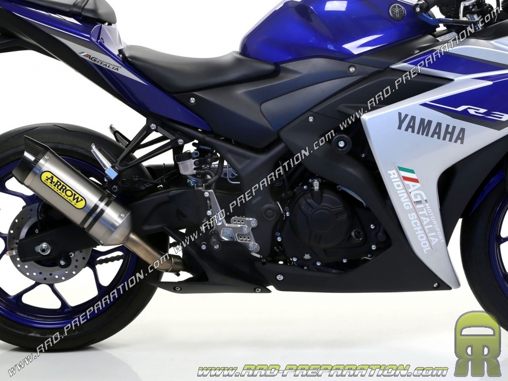 Complete Exhaust Line Arrow Street Thunder For Yamaha - R3 Arrow Exhaust - HD Wallpaper 