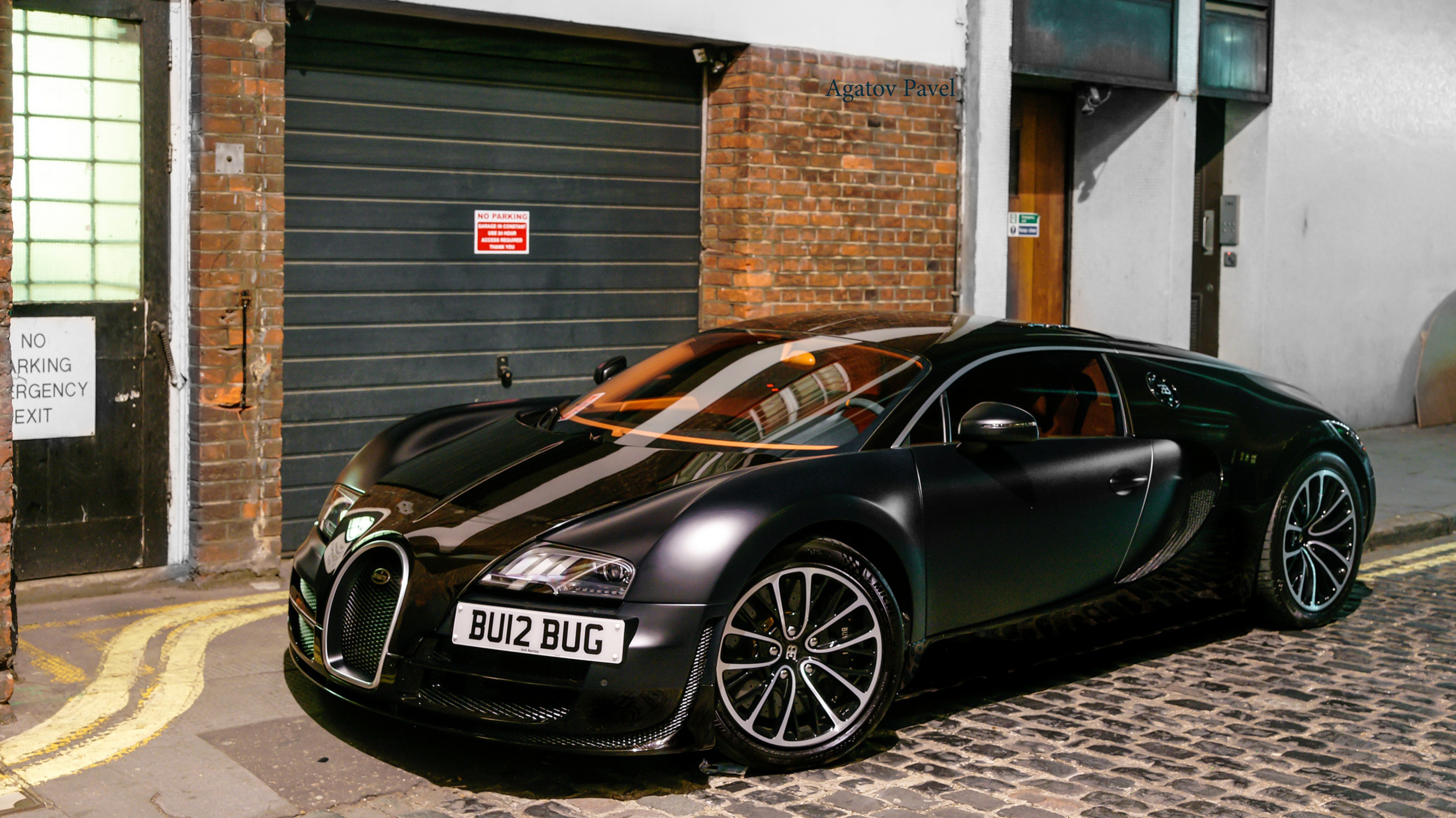 Бугатти Черный - HD Wallpaper 