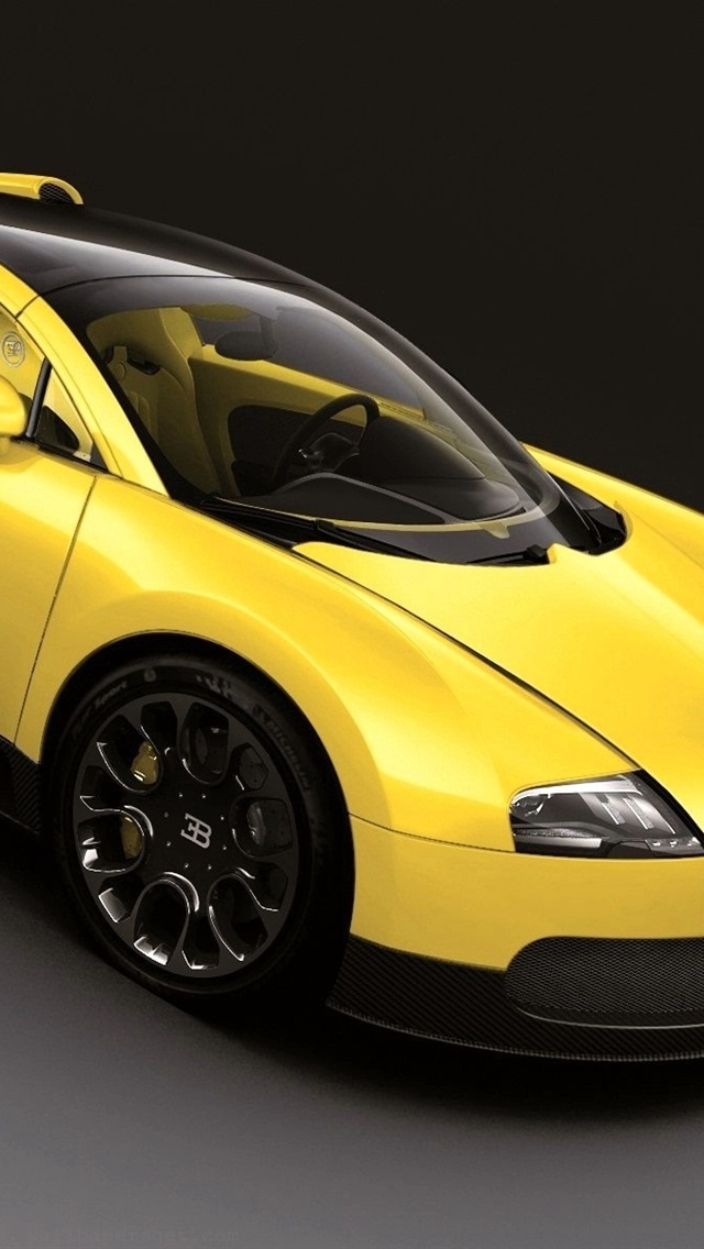 Bugatti Veyron Top View - HD Wallpaper 