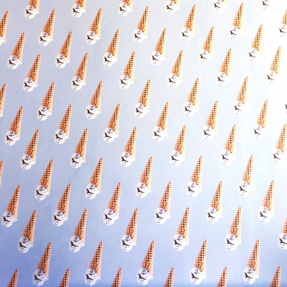 Cone Ice Cream Rain - HD Wallpaper 