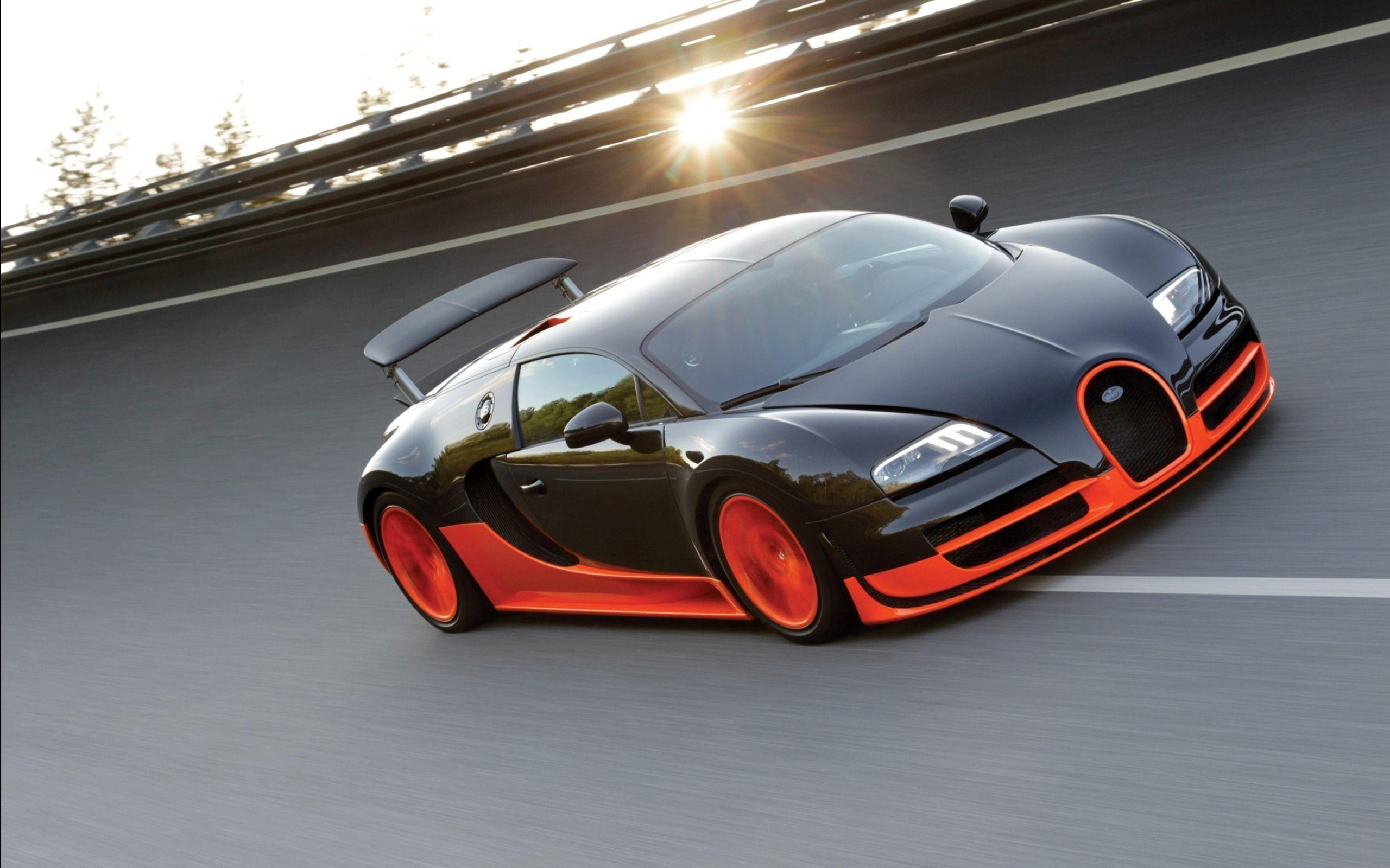 Super Sports Cars Wallpapers Awesome Bugatti Veyron - Bugatti Veyron Wallpaper Hd - HD Wallpaper 