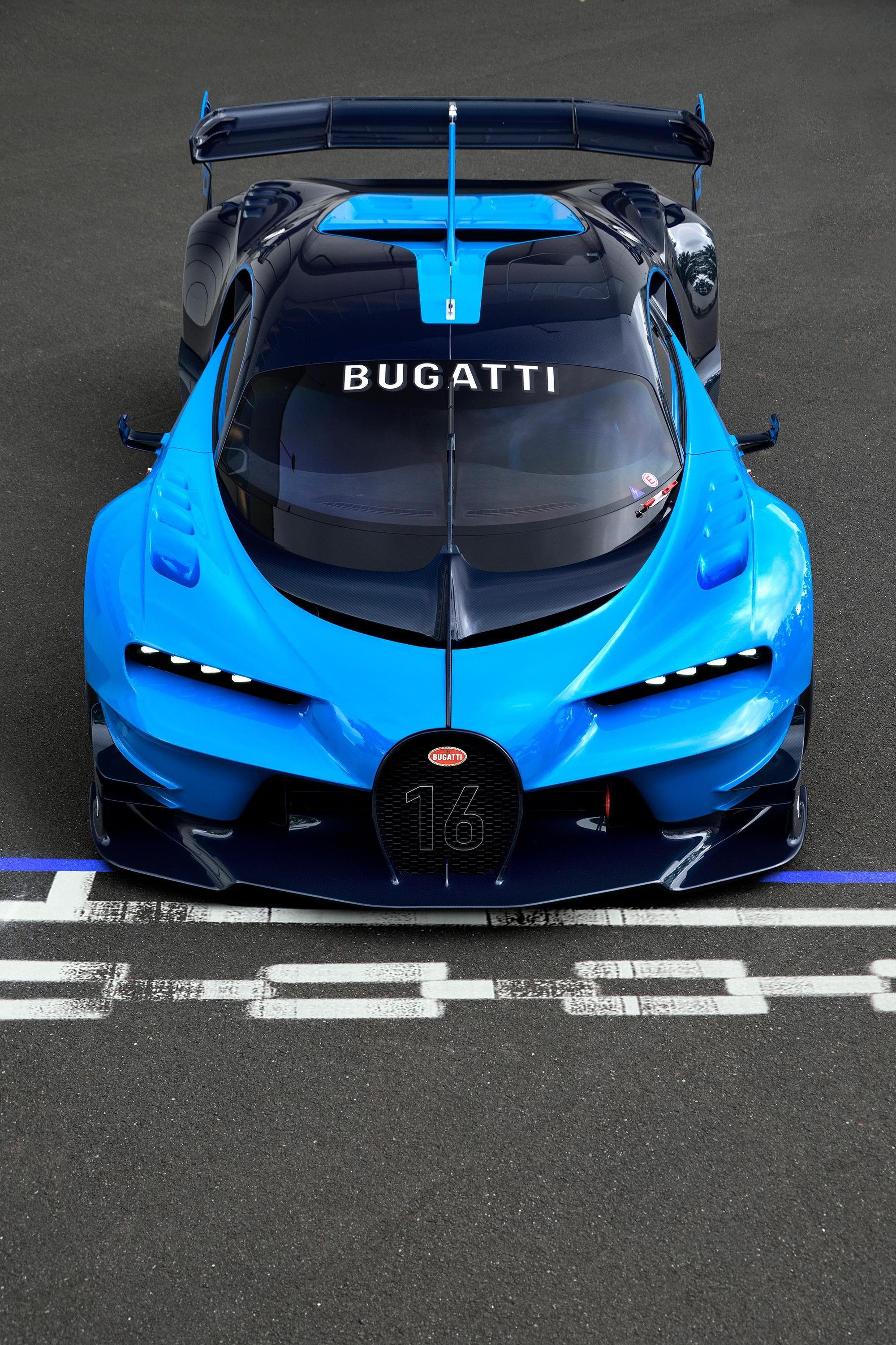 Chiron Bugatti Sport Blue Track - Bugatti Vision Gt Wallpaper 4k - HD Wallpaper 