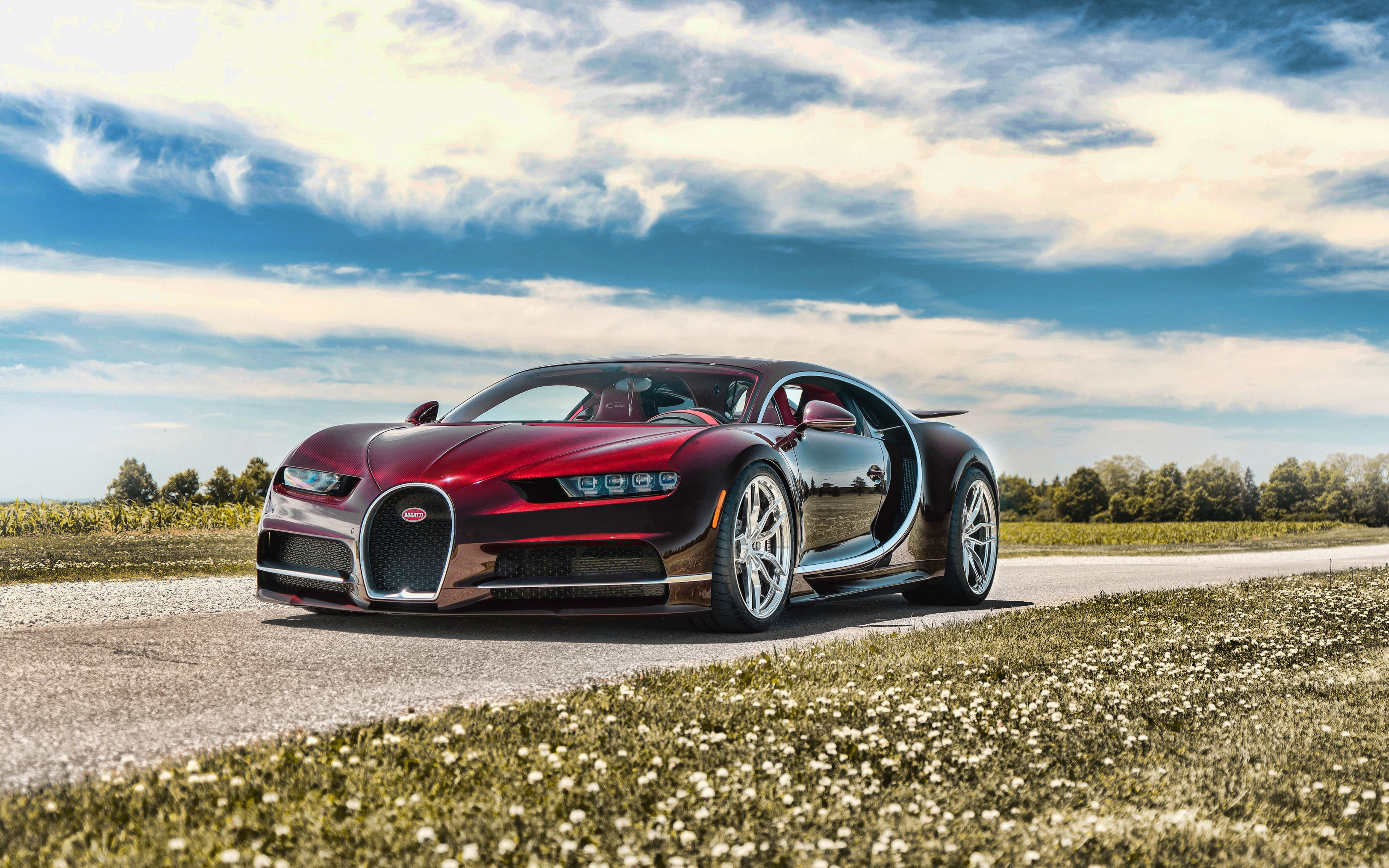 4k, Bugatti Chiron, Supercars, 2019 Cars, Hypercars, - Бугатти 2019 Обои На Рабочий Стол - HD Wallpaper 