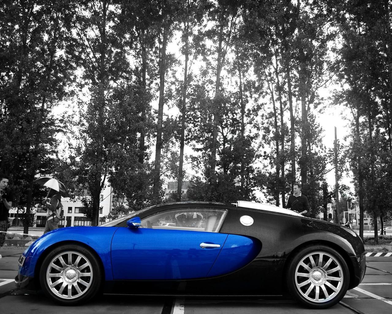 Bugatti Veyron Eb Bugatti - Bugatti Veyron Eb 16.4 Dark Blue And Blue - HD Wallpaper 
