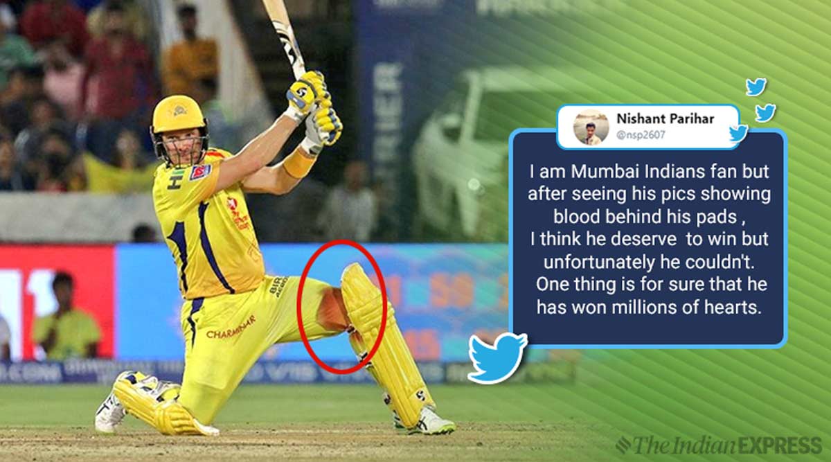 Shane Watson Bleeding In Ipl Final 2019 - HD Wallpaper 