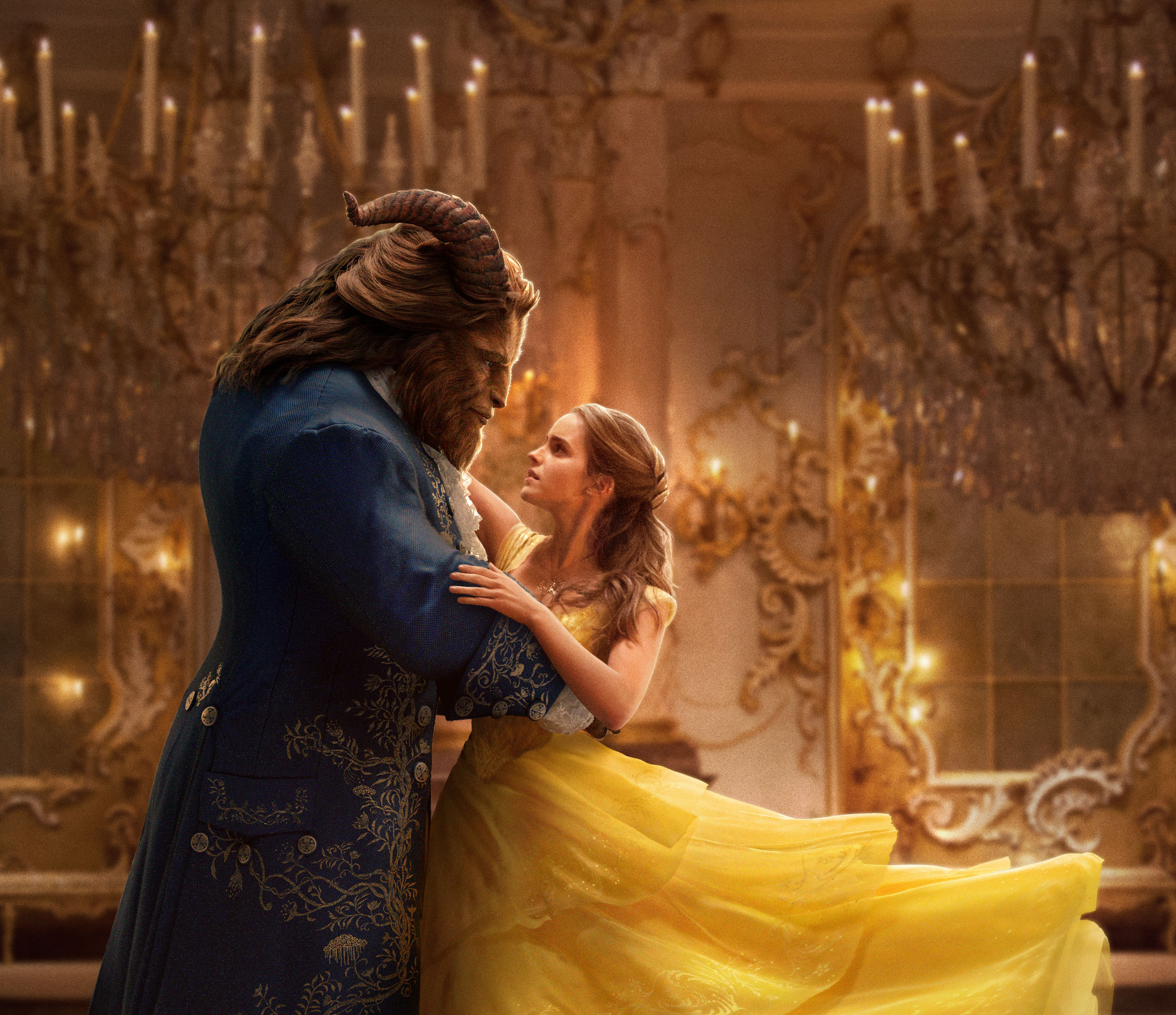 Beauty And The Beast Live Action - HD Wallpaper 