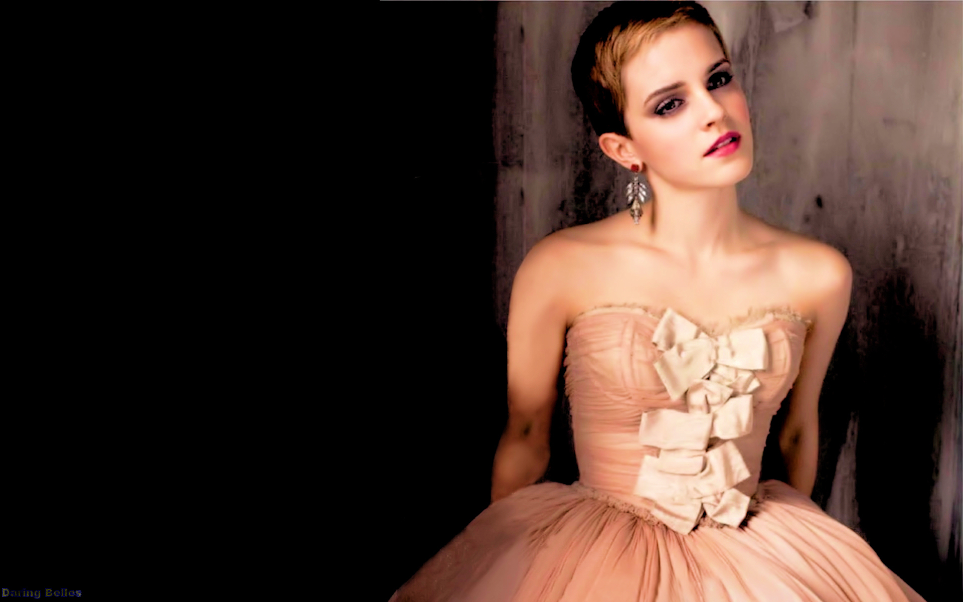 Emma Watson Free Wallpapers - Emma Watson Photoshoot Short Hair - HD Wallpaper 