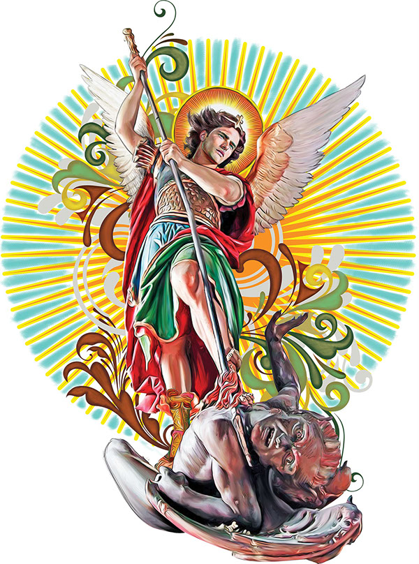 Angel Warrior Clipart St Michael - Saint Michael The Archangel Illustration - HD Wallpaper 