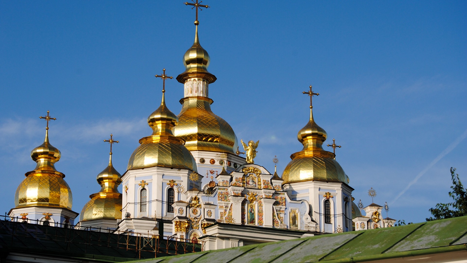 St. Michael's Golden-domed Cathedral - HD Wallpaper 