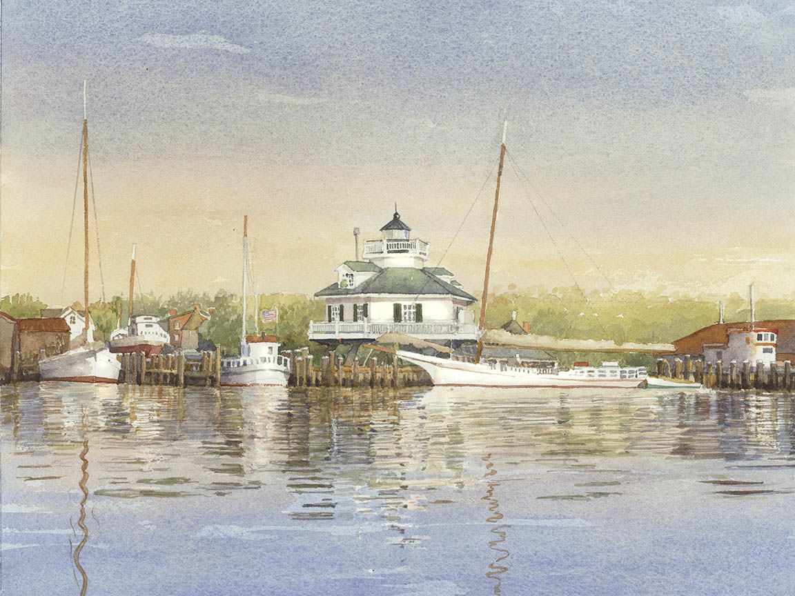 St Michaels Maryland Painting - HD Wallpaper 