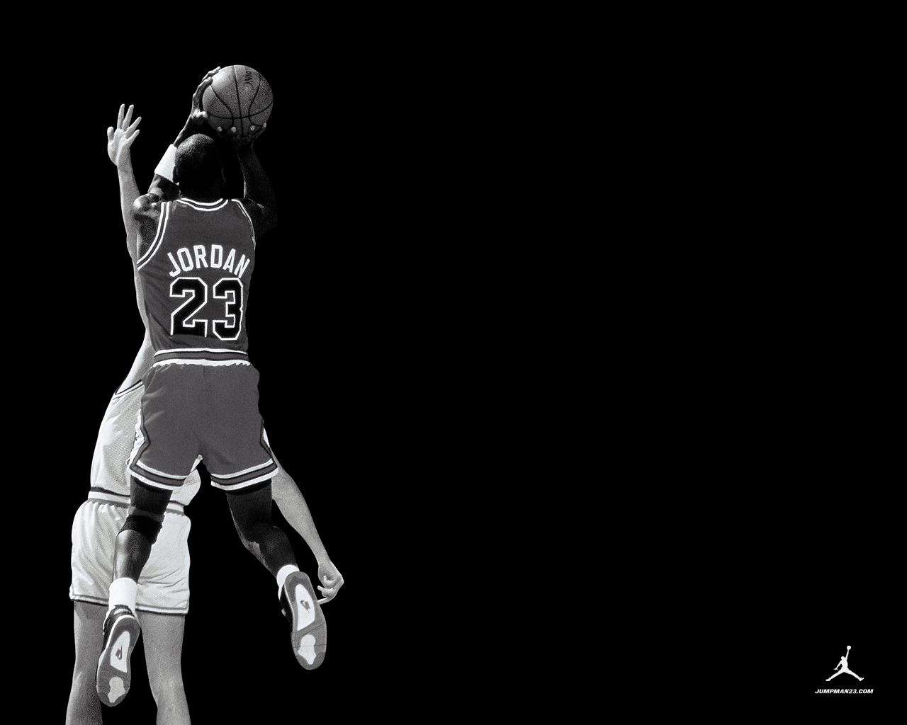 Michael Jordan Wallpaper Black And White - HD Wallpaper 