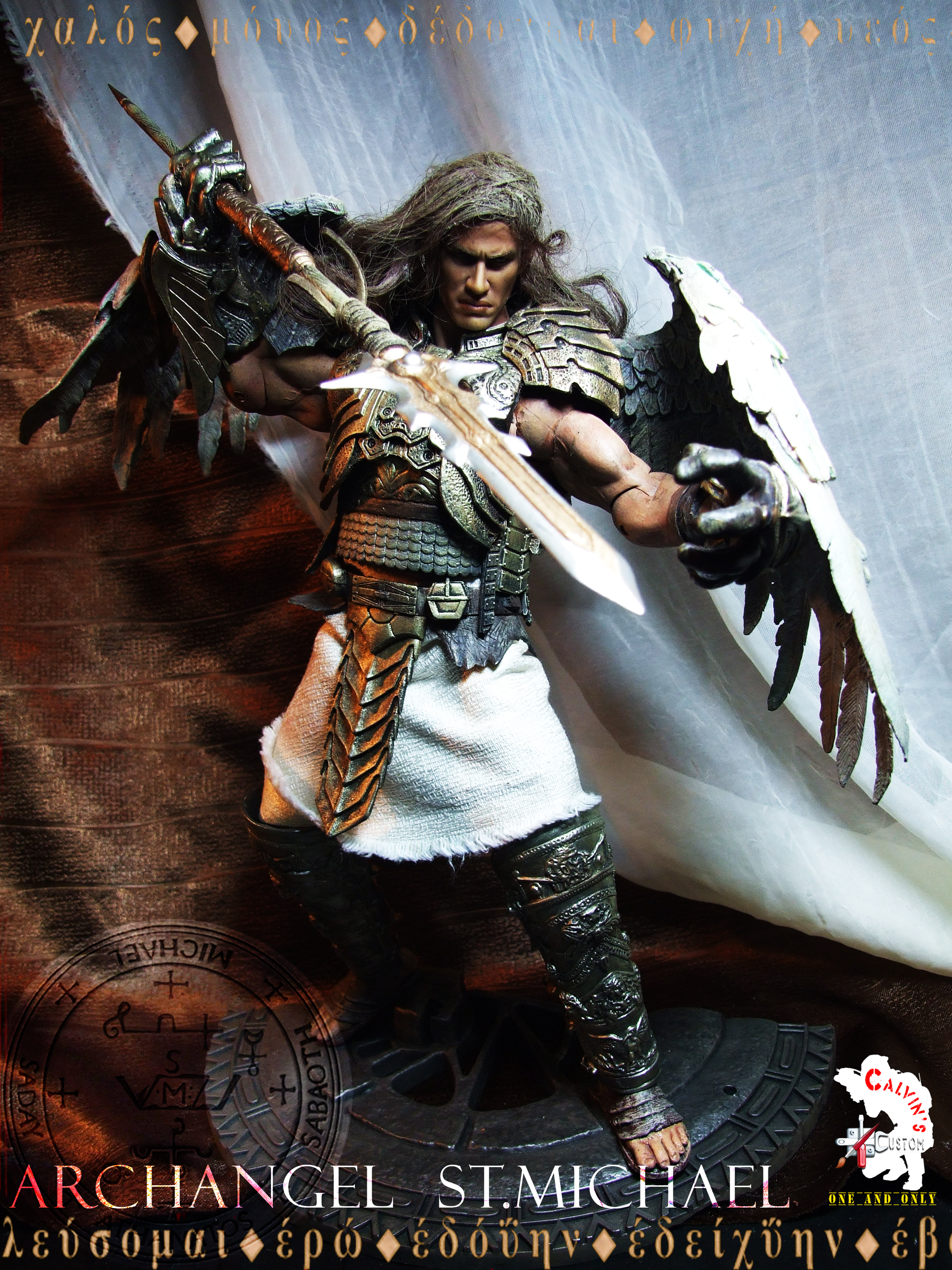 Calvin S Custom One Sixth Archangel Michael Figure Woman Warrior 2136x2848 Wallpaper Teahub Io