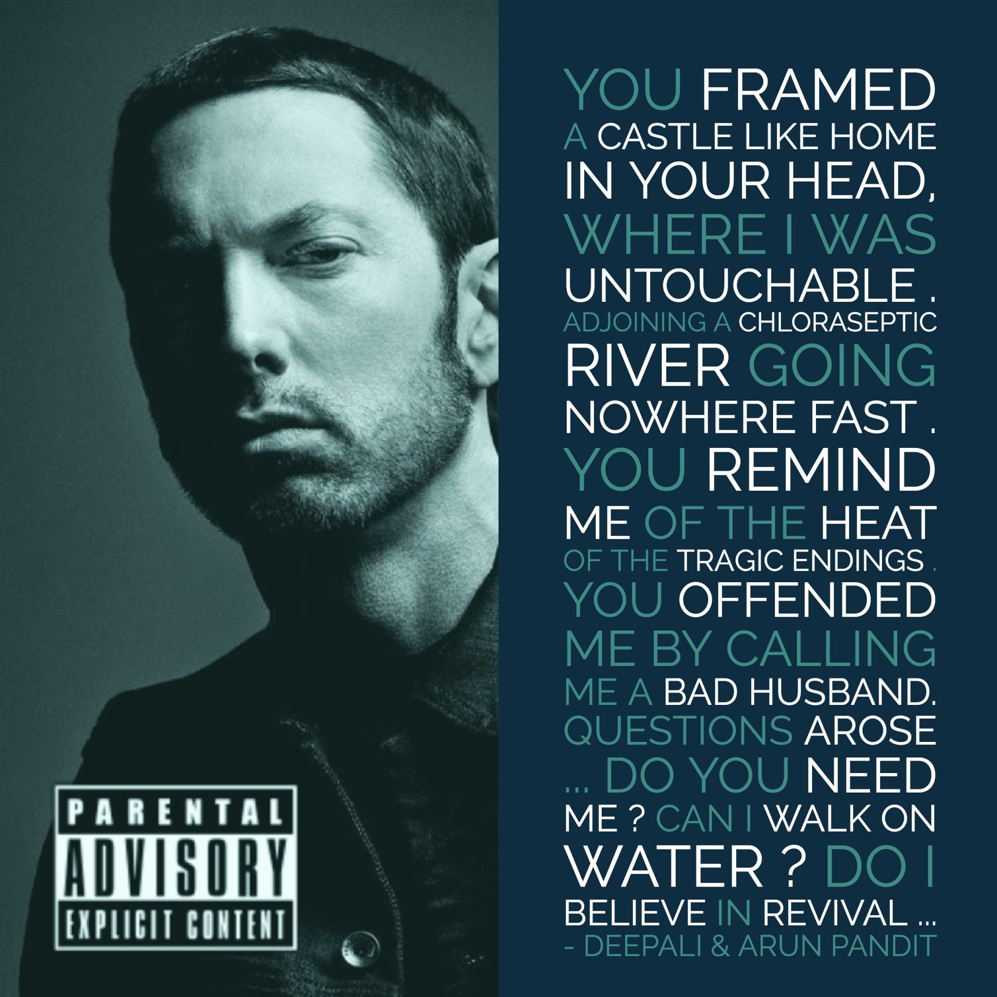 Walk On Water Eminem Quote - HD Wallpaper 