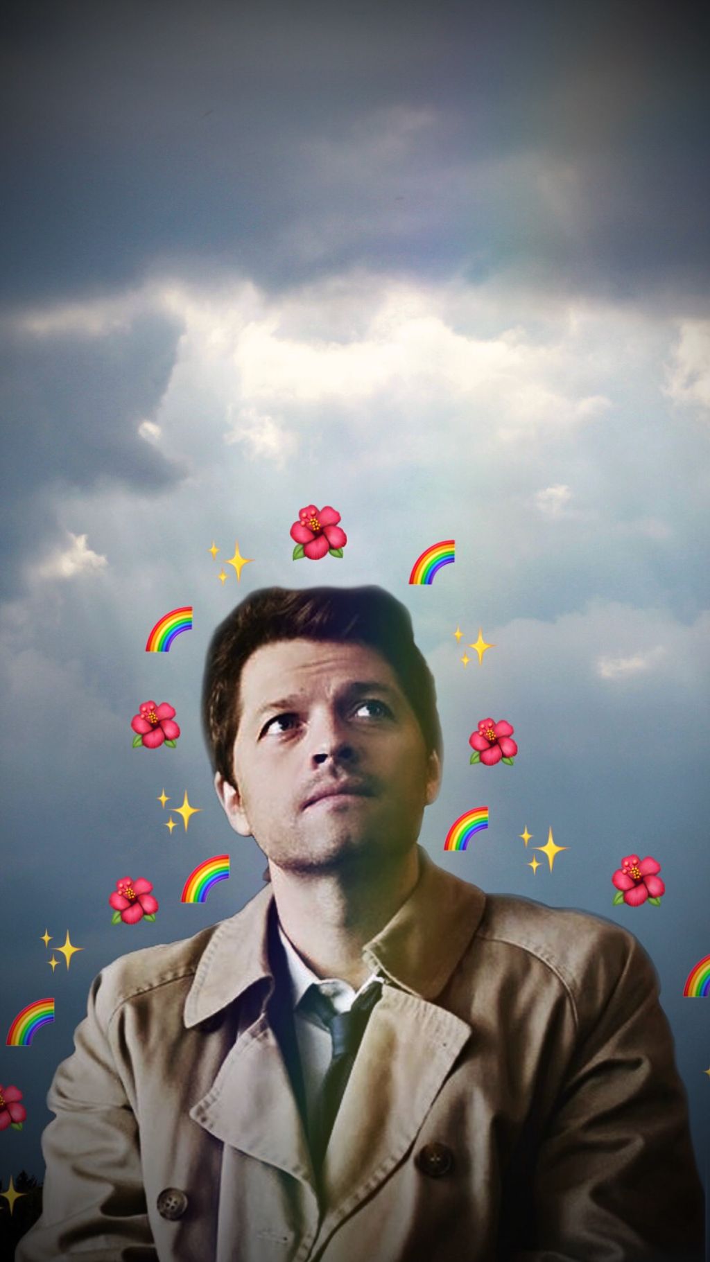 #castiel #mishacollins #wallpaper - Supernatural Castiel X Reader - HD Wallpaper 