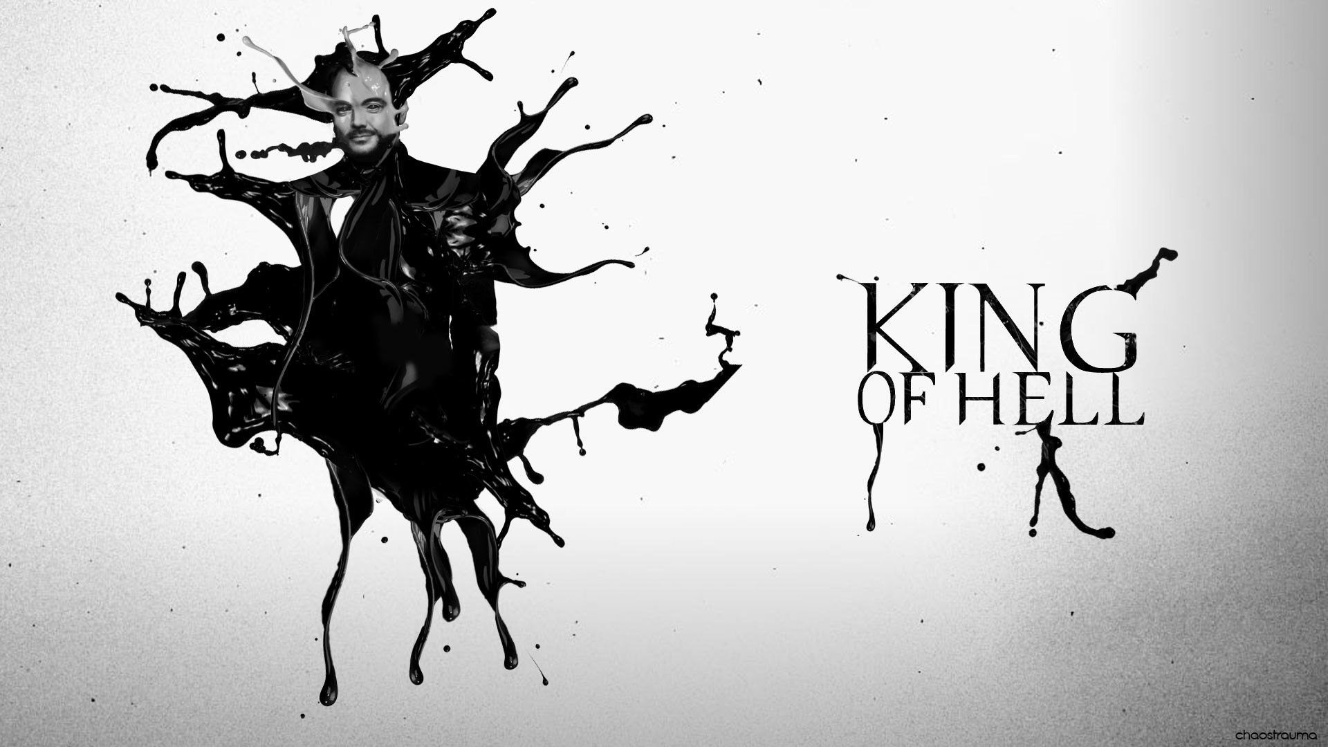Supernatural Crowley King Of Hell Wallpaper By Chaostrauma - Supernatural Crowley - HD Wallpaper 
