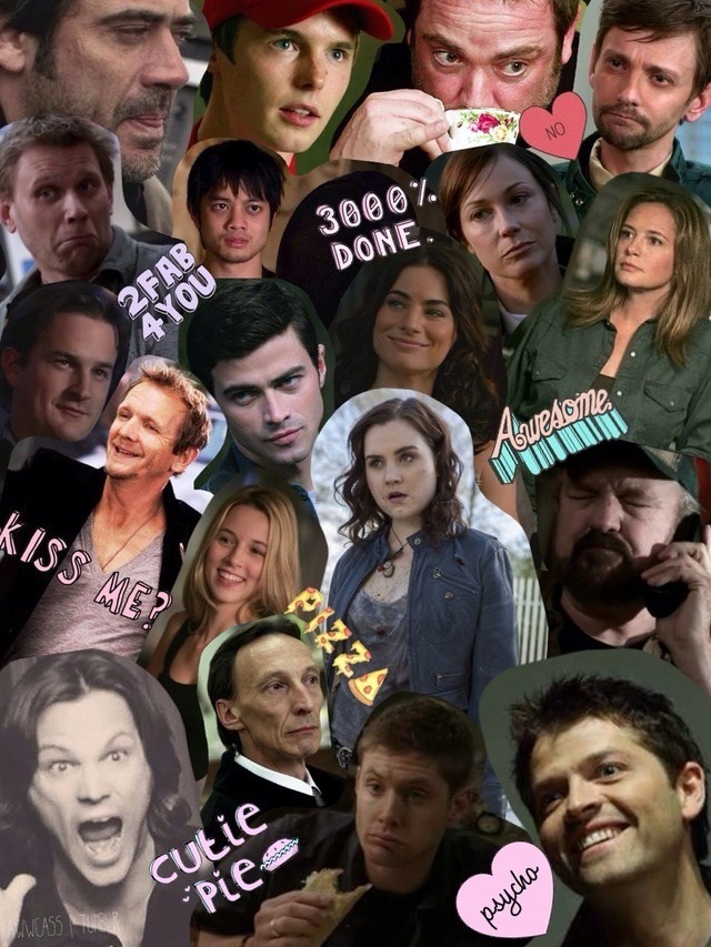 Supernatural, Collage, And Jared Padalecki Image - Supernatural Collages - HD Wallpaper 