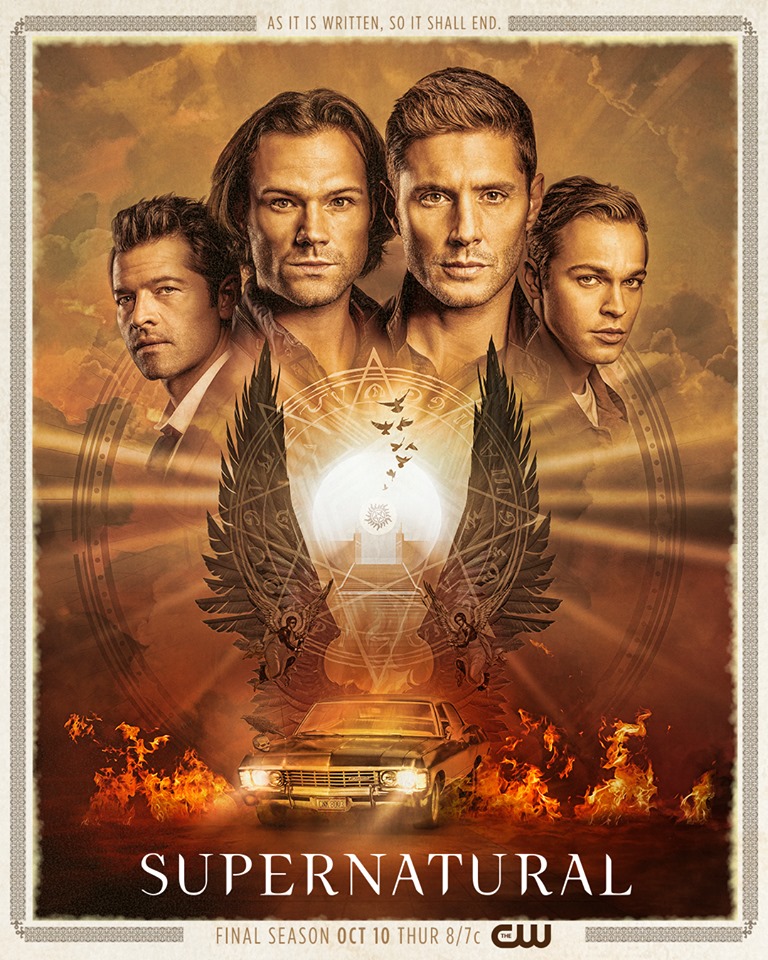 Supernatural Season 15 Cw - Supernatural Season 15 Poster - HD Wallpaper 