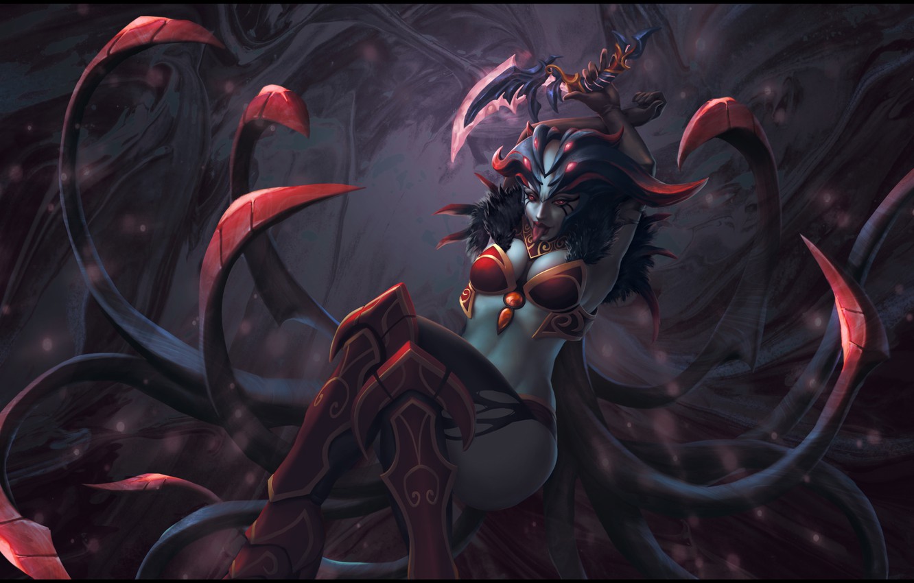 Photo Wallpaper Girl, Dota, Queen, Dota 2, Dota2, Dota2, - Dota Pinup - HD Wallpaper 