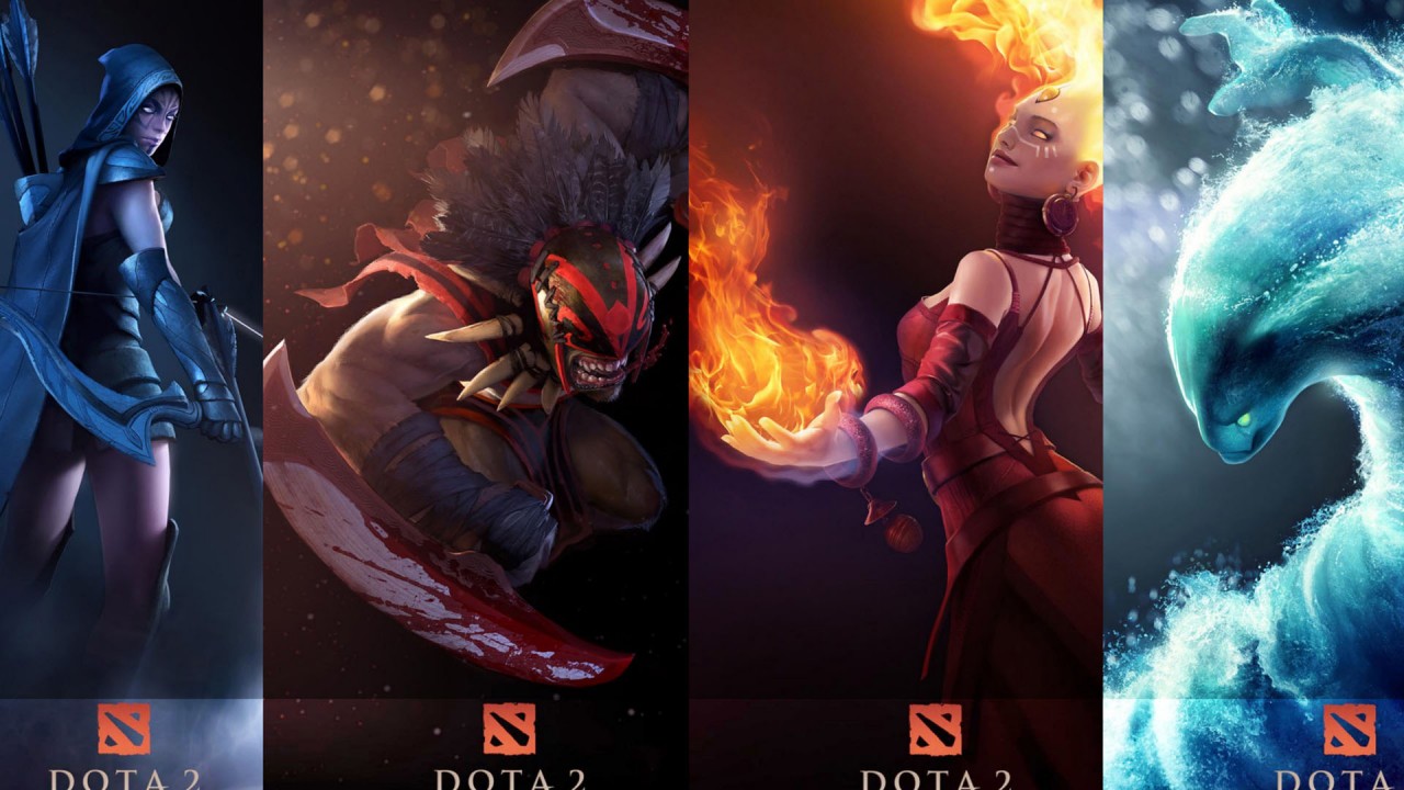 Dota 2 Fantasy, Game, Video Wallpapers - Dota 1 Loading Screen - HD Wallpaper 