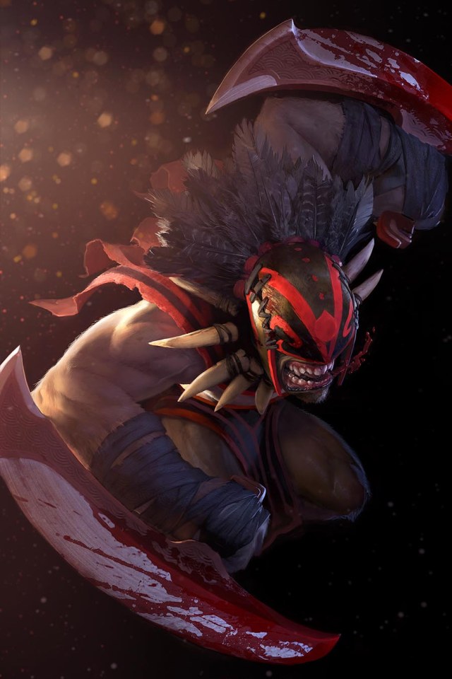 Dota 2 Bloodseeker Iphone 4s Wallpaper - Dota 2 Hd Android - HD Wallpaper 