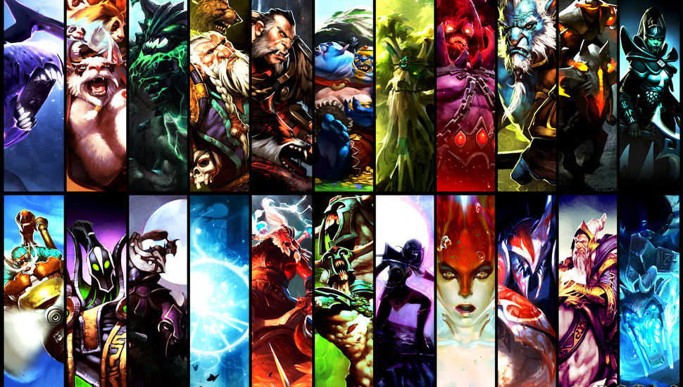 Crimson, Gallery, Dota 2, Heroes Desktop Background - Dota 2 Superheroes - HD Wallpaper 