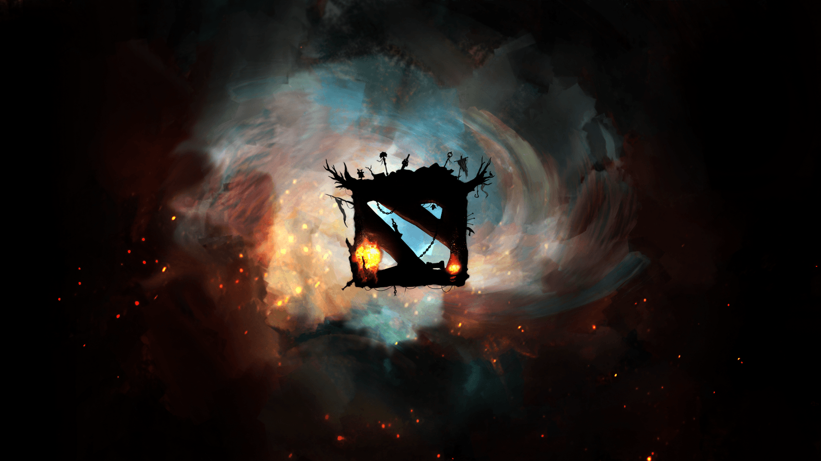 Dota 2 Wallpaper All Hero - HD Wallpaper 