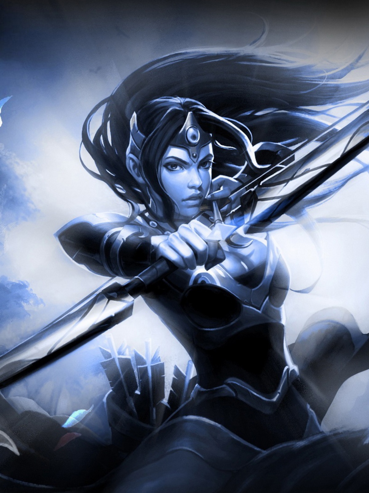 Mirana Dota 2 - HD Wallpaper 