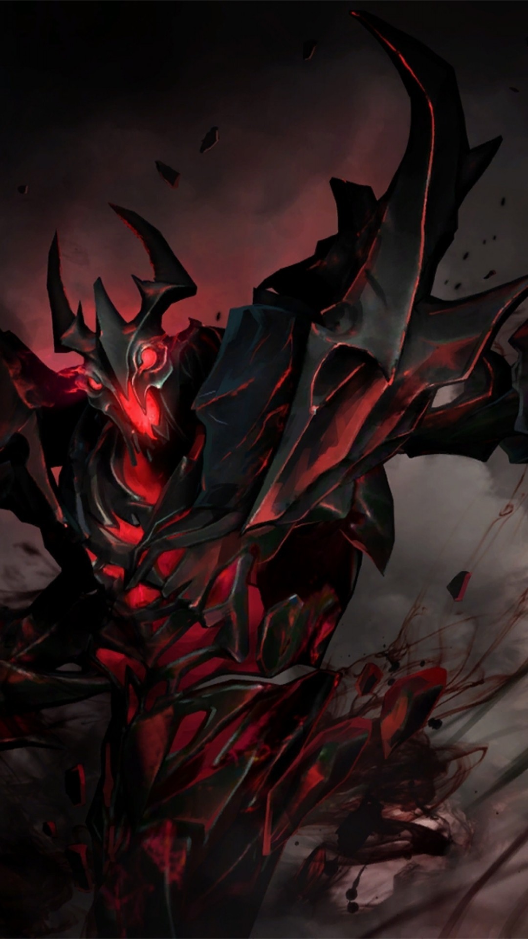 Dota 2, Shadow Fiend, Dark, Hero - Dota 2 - HD Wallpaper 