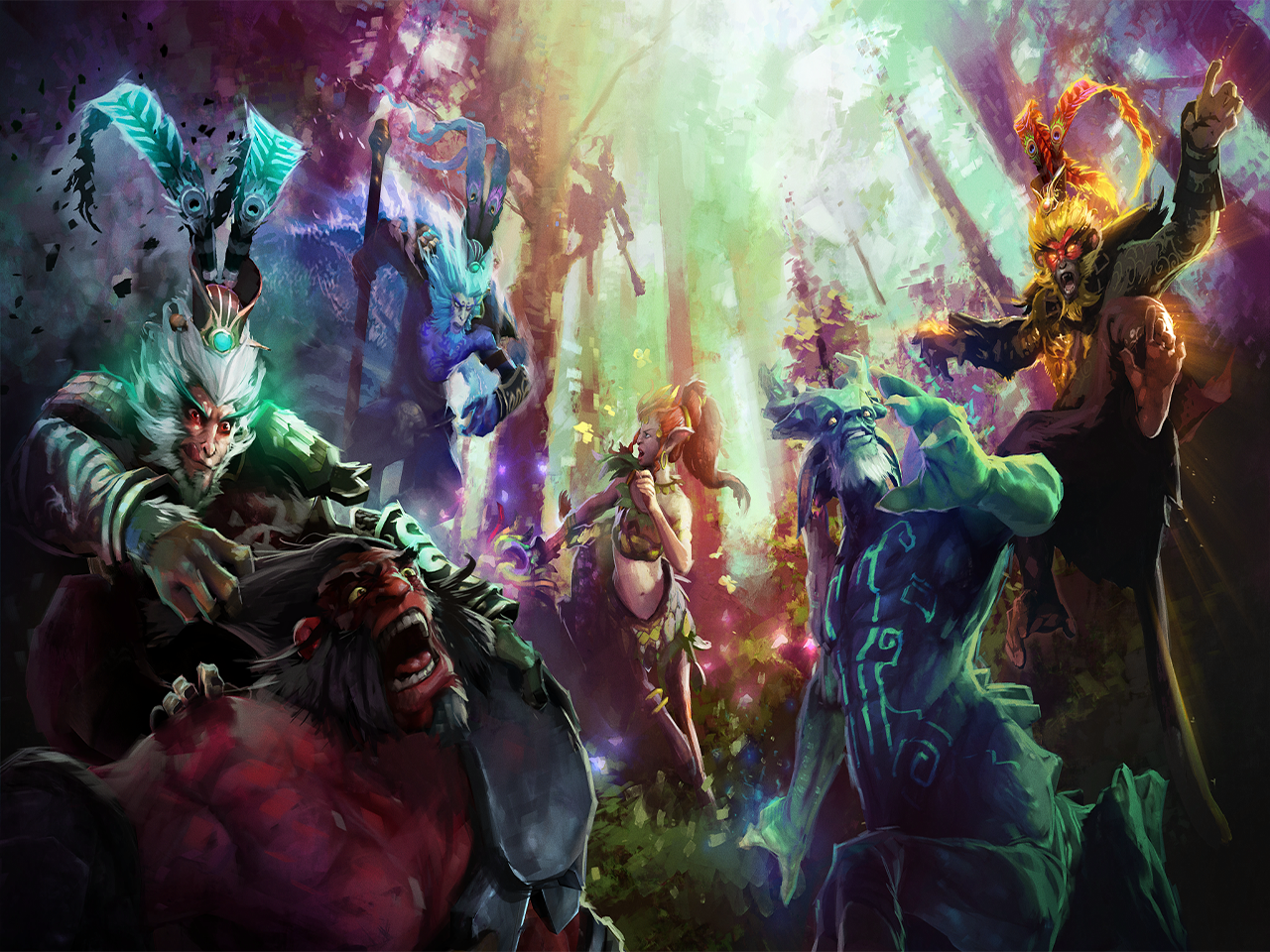 Monkey King Wallpaper Dota 2 - HD Wallpaper 
