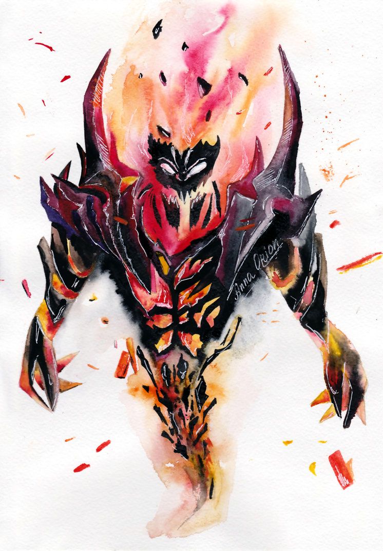 Dota 2 Watercolor - HD Wallpaper 