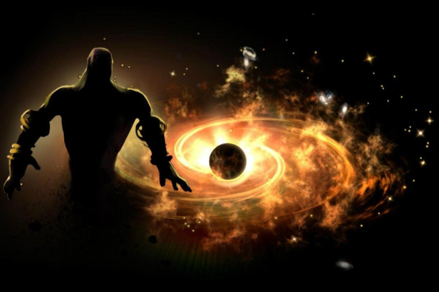 Dota 2 Enigma Golden Black Hole - HD Wallpaper 