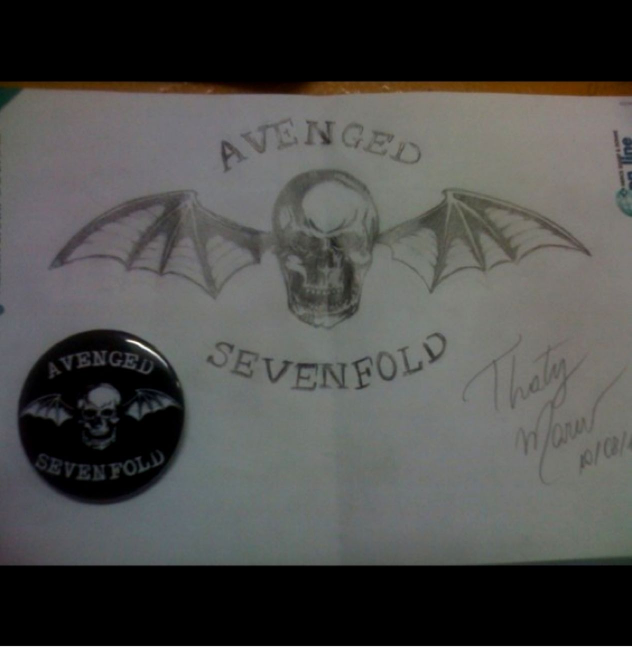 Abstract Avenged Logo Picture Room Wallpapers - Label - HD Wallpaper 