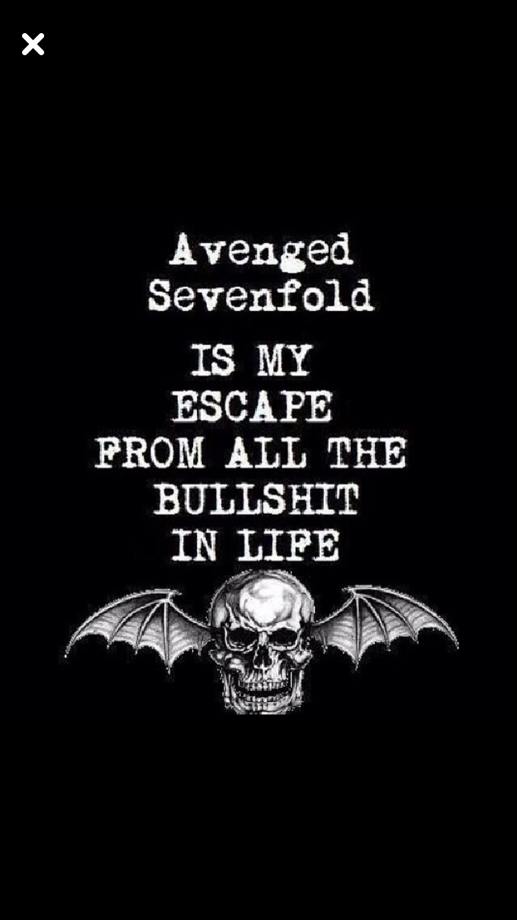 Metal Quotes Avenged Sevenfold - HD Wallpaper 