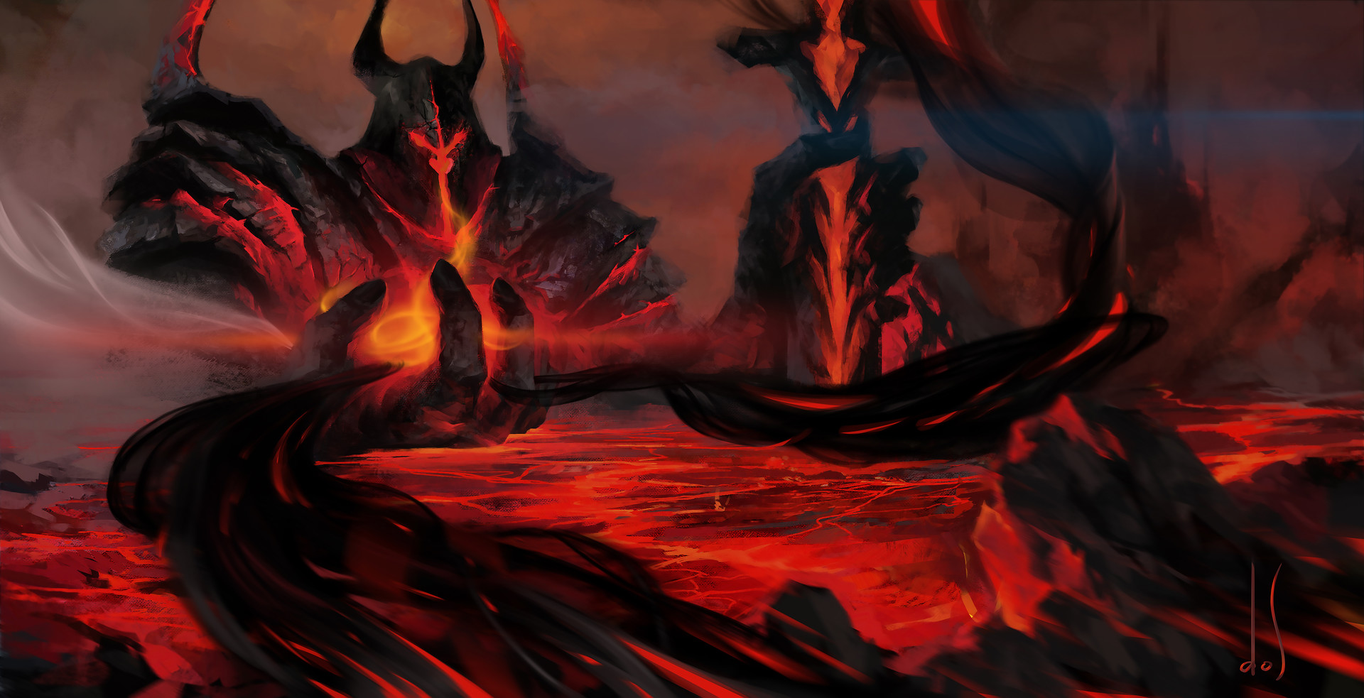 Shadow Fiend Fan Art - HD Wallpaper 