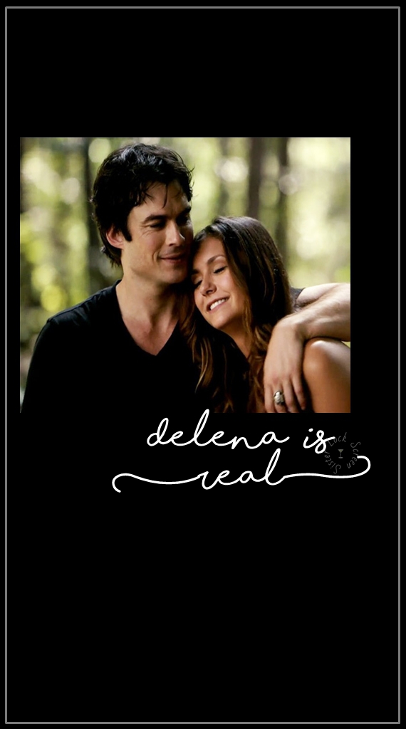 Lock, Tumblr, And Wallpaper Image - Delena The Vampire Diaries - HD Wallpaper 