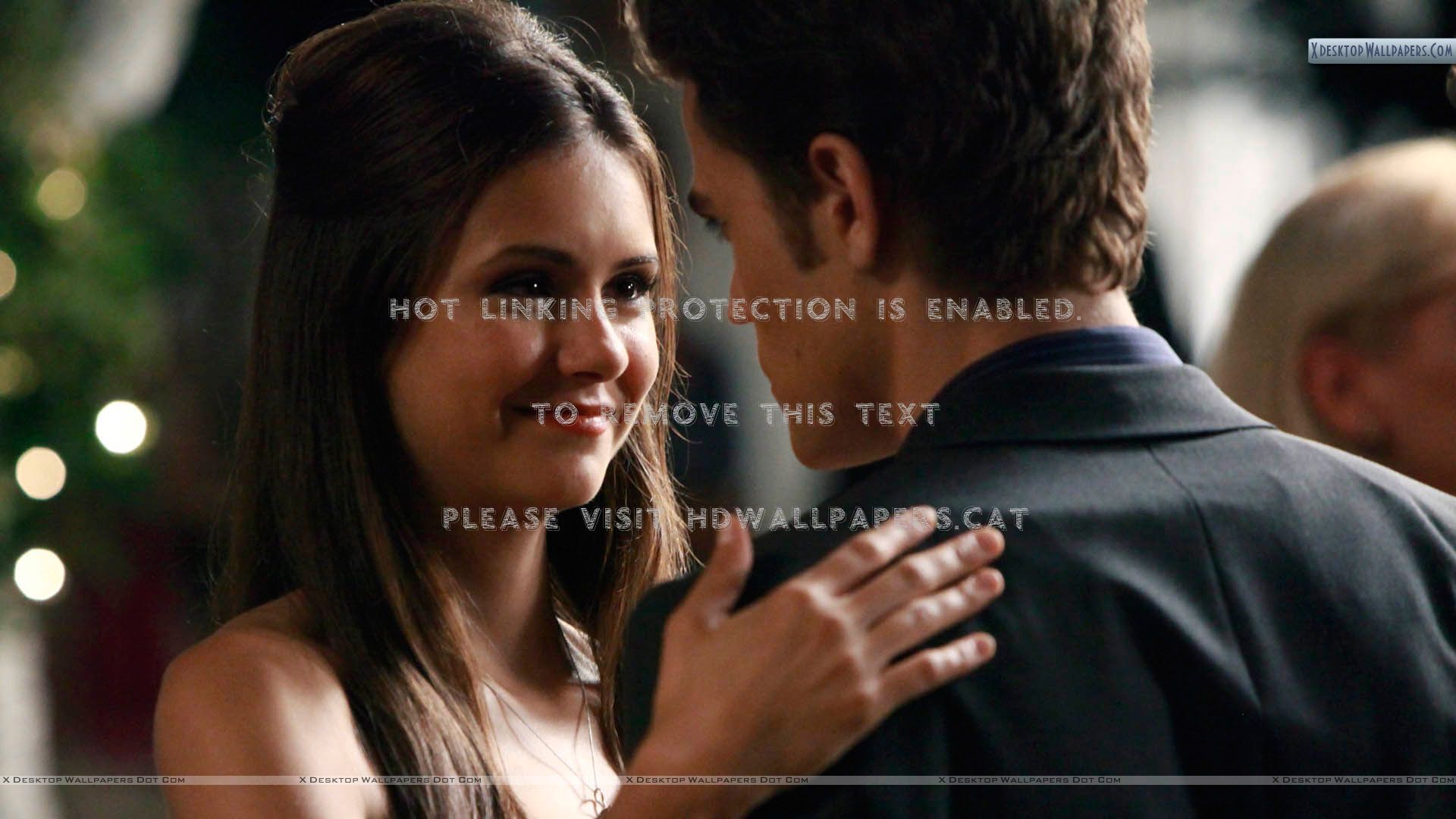 Elena & Stefan Dancing Paul Wesley - Vampire Diaries Elena And Stefan - HD Wallpaper 