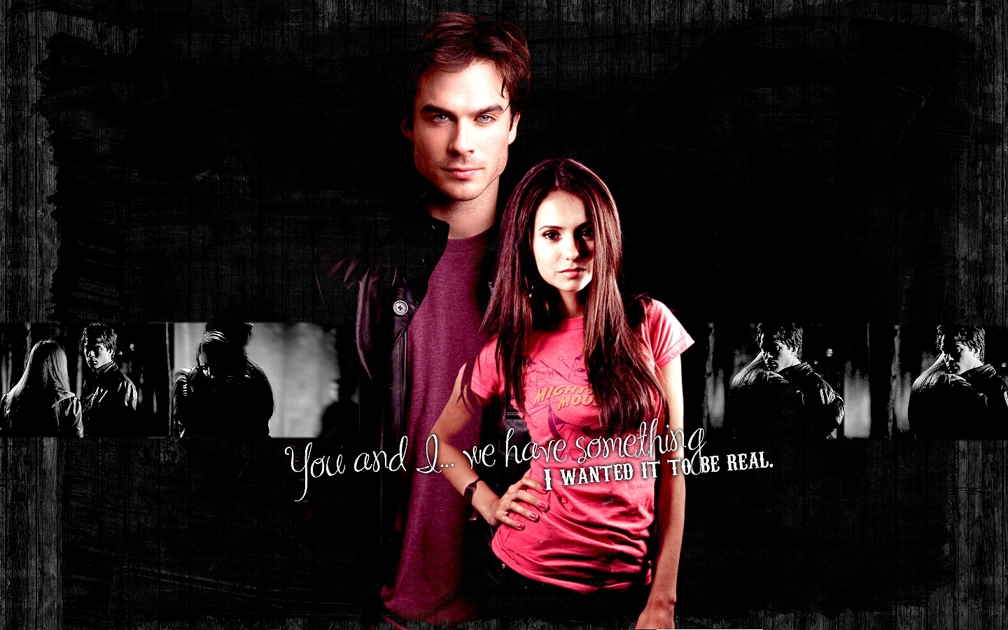 Elena And Damon Salvatore - HD Wallpaper 