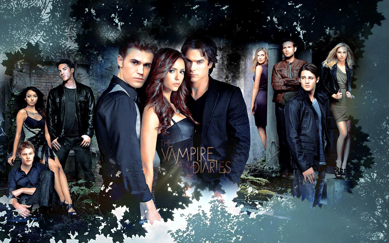 The Vampire Diaries Wallpaper Hd - Vampire Diaries Cast - HD Wallpaper 