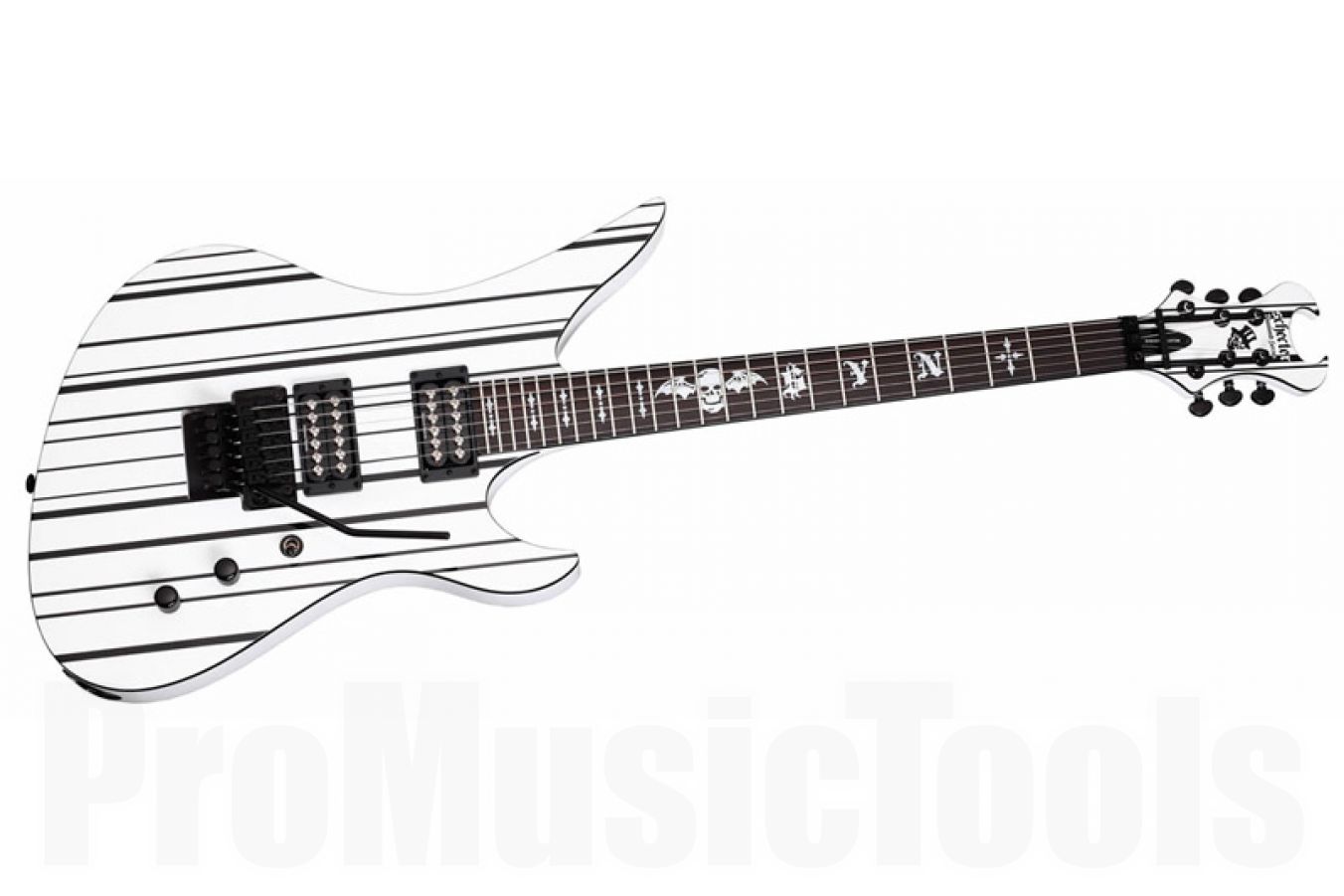 Schecter Synyster Gates White - HD Wallpaper 