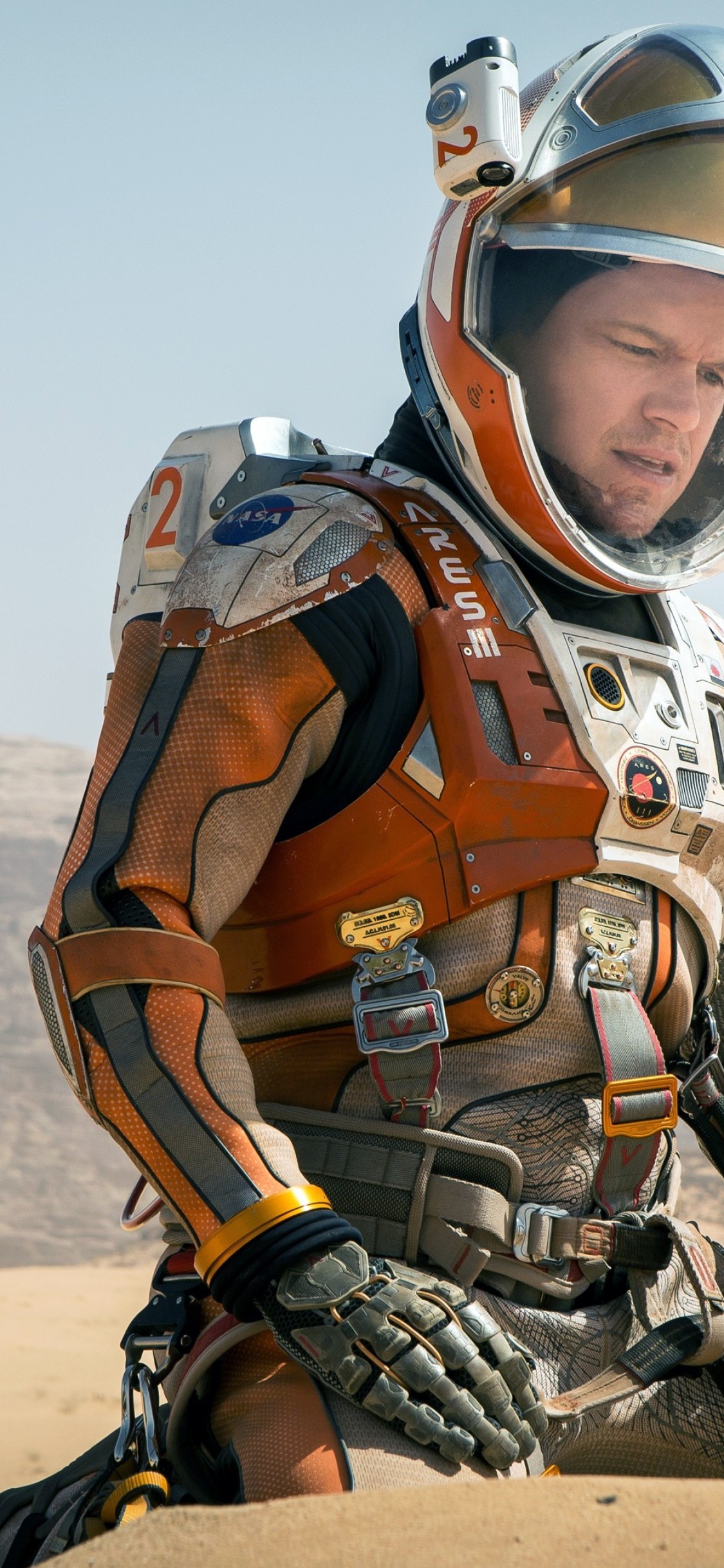 Iphone Xs Matt Damon Wallpaper - Martian Ridley Scott - HD Wallpaper 