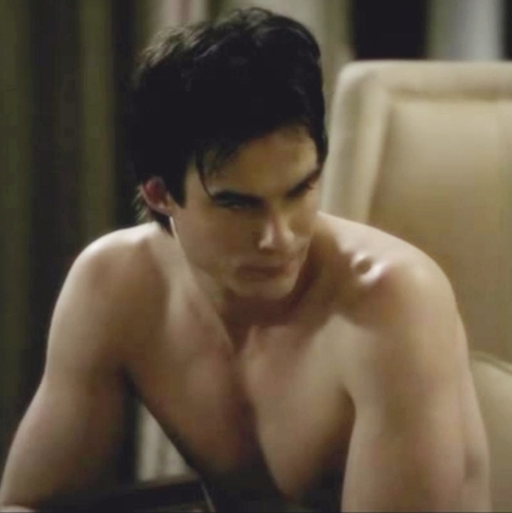 Ian Somerhalder Damon Salvatore Shirtless - Barechested - HD Wallpaper 