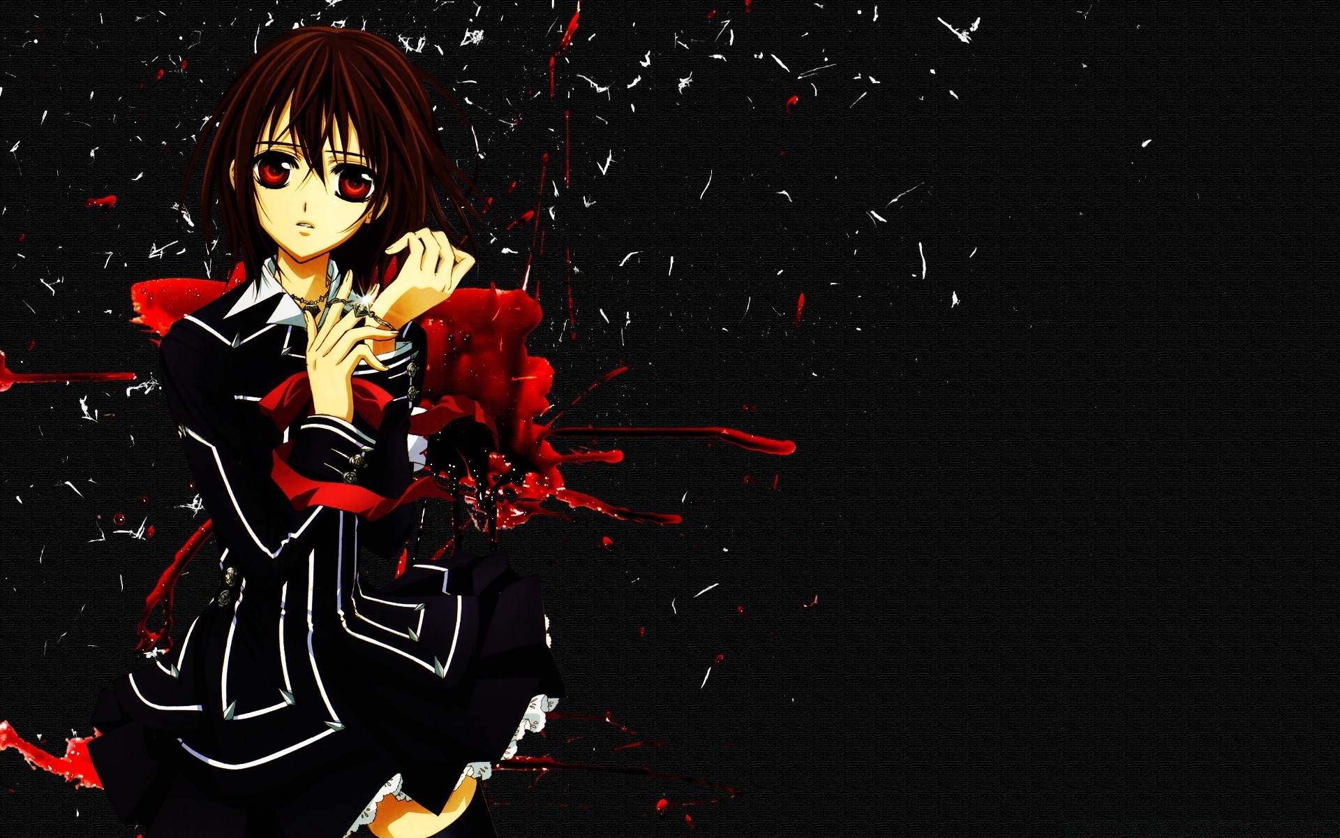 Anime Dark Music Halloween Woman Art Moon Light - Vampire Knight - HD Wallpaper 